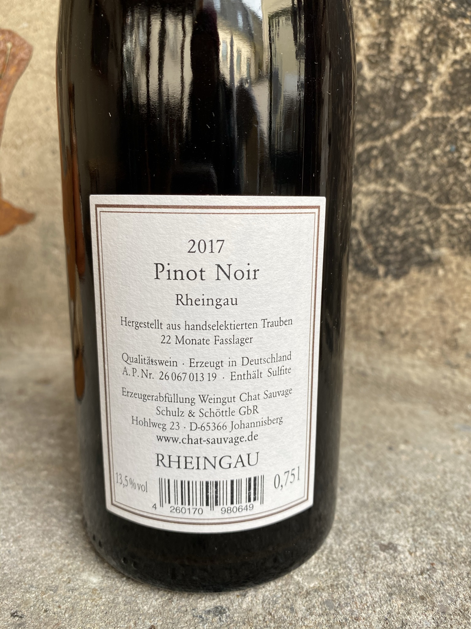 Chat Sauvage Pinot Noir 3 Chat Sauvage Pinot Noir